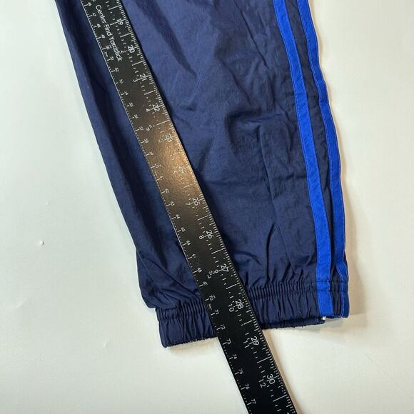 Vintage Adidas Pants Mens Medium Windbreaker Jogger Nylon Track Logo Zip Ankles - Picture 7 of 9